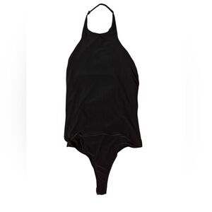 Fashion Nova Black Halter Bodysuit